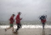 Correr bajo la lluvia