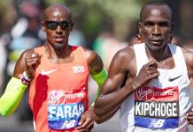 Duelo Kipchoge-Mo Farah en Maratón de Londres 2019 kipchoge Mo Farah