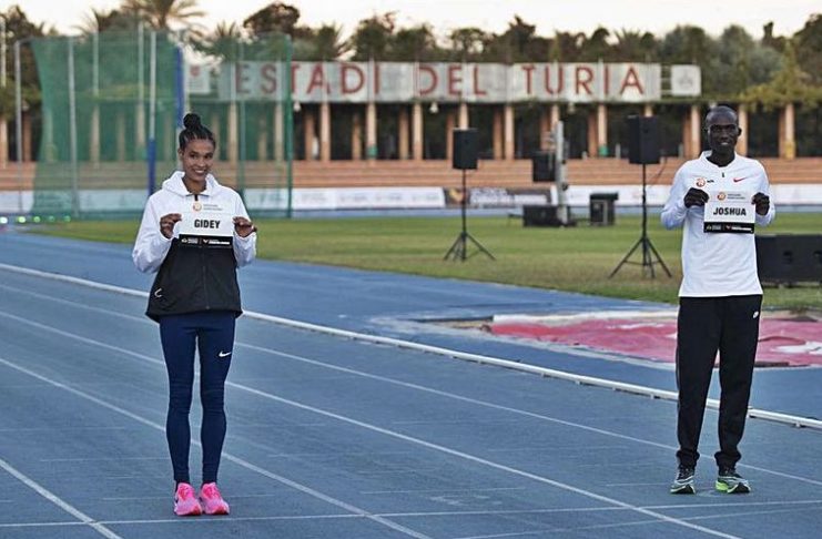 Joshua Cheptegei y Letesenbet Gidey imponen nuevos récords mundiales