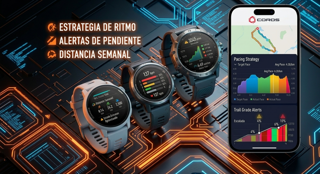 La actualización de COROS donde conecta el running, el trail y el fitness COROS conecta el running, el trail y el fitness